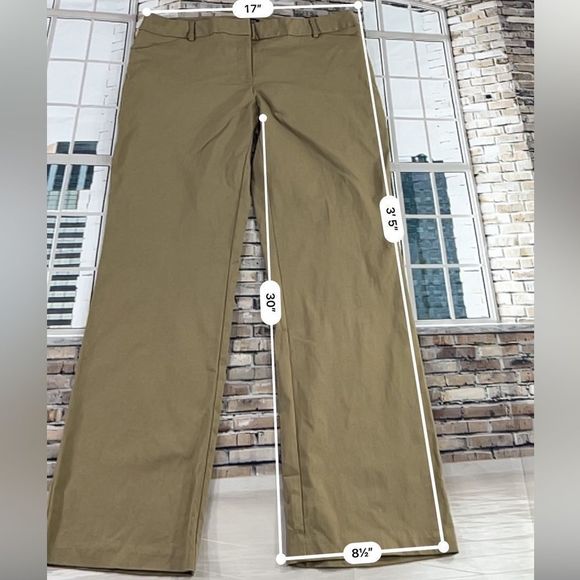 NWT Women’s George Khaki Rayon 2 Pocket Super Stretchy Classic Pants (14) GH18 - Picture 8 of 9